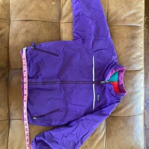 Patagonia Kids Raincoat in Vibrant Purple
